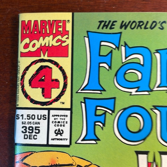 Marvel Comics Vintage Fantastic Four #395, Dec 1994 - Picture 3 of 6